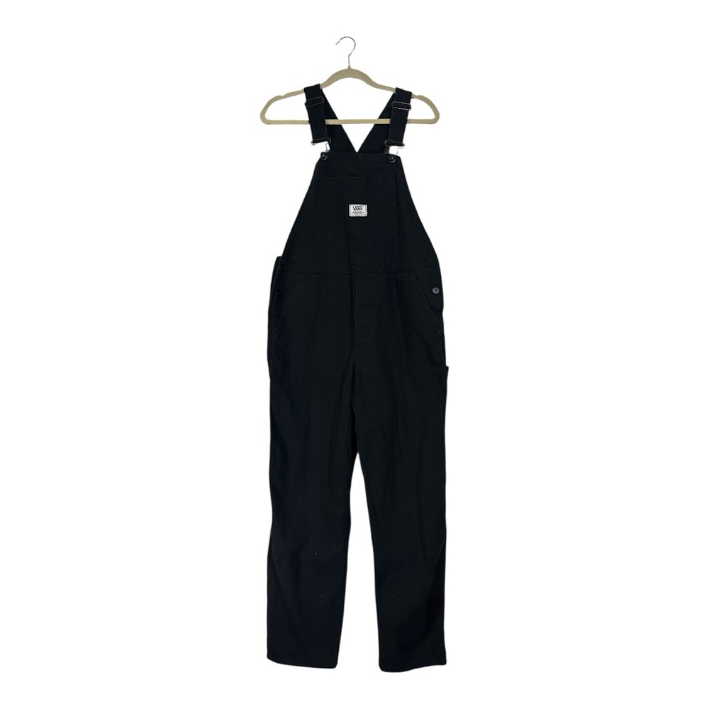 Vans Black Jumpsuit with Classic Bib-Style Design